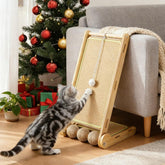 Amztom rascador L de sisal para pared; protege muebles durante el juego.