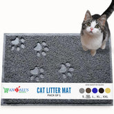 Alfombra para arena de gato Andalus, base antideslizante para evitar movimientos.