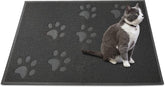 Alfombrilla Andalus Brands gris antideslizante para caja de arena del gato