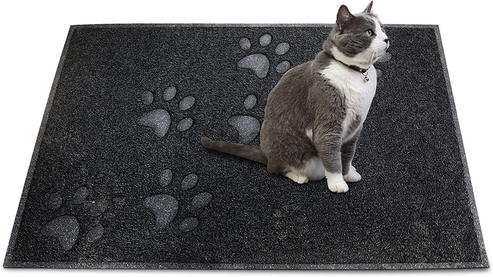 Alfombrilla Andalus Brands para caja de arena grande protege el suelo y captura arena.