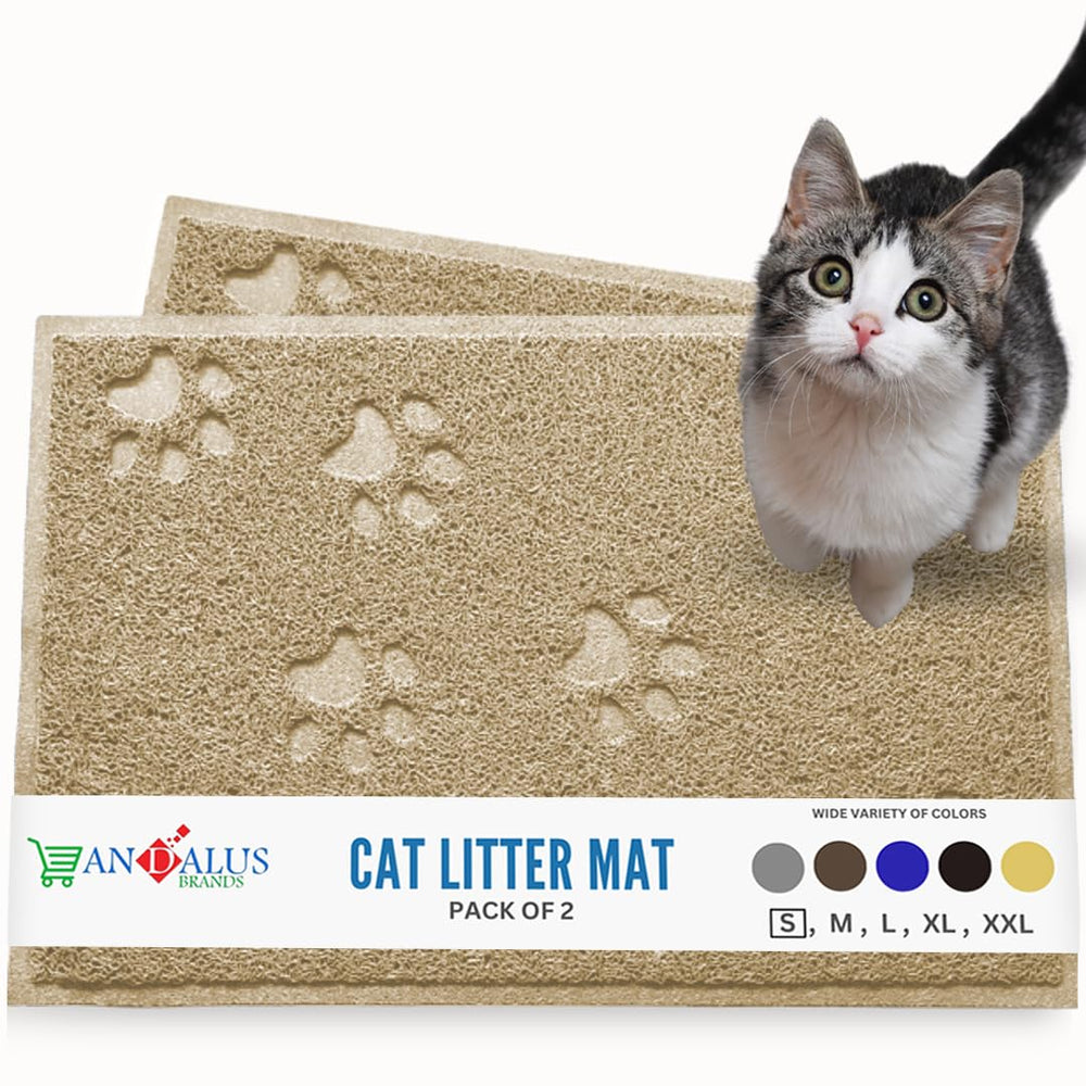 Almohadilla para arena de gatos Andalus Brands antideslizante y protege el suelo