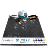 Alfombra para arena de gato Andalus Jumbo: surcos profundos para capturar arena.