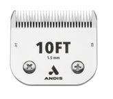 Andis CeramicEdge, diente 10FT 22T y 26T, deslizamiento suave para pelos finos