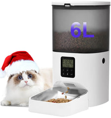 ANDOLL HOME comedero automático para gatos con capacidad de 6L.