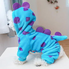 Ropa Anelekor dinosaurio con agujero para correa, ideal para paseo