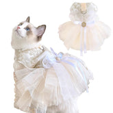 Anelekor vestido para perro con correa: estilo elegante para salidas diarias.