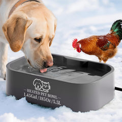 Angelspet bebedero calefactor exterior para perros y gatos mantiene agua disponible.