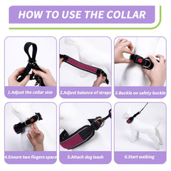 Collar martingale Anglevate con cadena interna de acero inoxidable para estabilidad