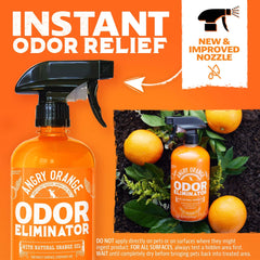 ANGRY ORANGE pulverizador para eliminar olores en pisos y superficies.