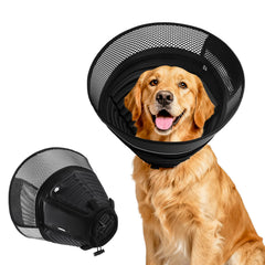 Cono inflable AnimaCure con ajuste cómodo para la recuperación sin estrés.