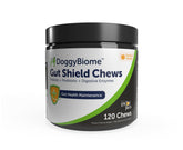 AnimalBiome DoggyBiome Gut Shield, bote de masticables, favorece una digestión suave tras las comidas.