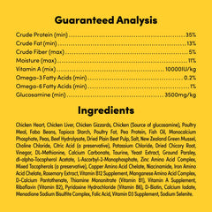 Animals Like Us RawMix50 mollejas de pollo deshidratadas, textura atractiva y variedad.