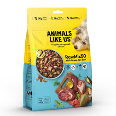 Animals Like Us RawMix50, plato con trozos variados para perros activos