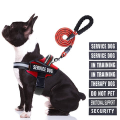 Animire arnés perro servicio con parches visibles para comunicación clara