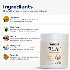 Aniwell gomitas para perros, empaque visible para un uso diario
