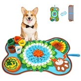 Ankilo alfombra de olfato para perros 25x17, fomenta olfato y calma distracciones.