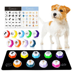 ANLIKI: botones parlantes de 9 piezas con base para comunicarte con tu mascota