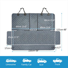 ANOSOSPECIAL funda-perro-trasero-impermeable protege contra suciedad y pelos.