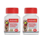 Antinol Plus: botella de suplemento para movilidad diaria de perros.