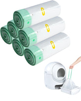 ANWA bolsas desechos, 6 rollos, para caja automática, cambio rápido y limpio