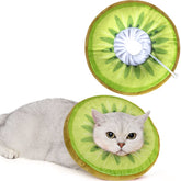 ANWA collar gato cono ajustable, cómodo para recuperación y movimiento natural.