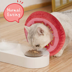 ANWA collar-dona suave para gato, evita lamidos y facilita la comodidad durante la recuperación.