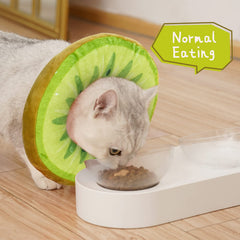 ANWA collar gato visión sin obstrucciones, permite comer y jugar con libertad.