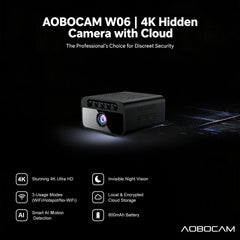 AOBOCAM camara oculta vision nocturna 940nm sin deslumbrar para vigilancia discreta.