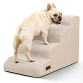 Aodisman escaleras para perro con diseño curvo para cama o sofá.