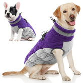 AOFITEE abrigo para perro con forro fleece cálido, ideal para paseos diarios.