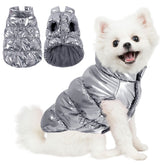 Abrigo AOFITEE para perro, vista frontal, cómodo y cálido para paseos.