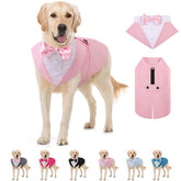 AOFITEE esmoquin para perro talla grande, camisa elegante para fiesta