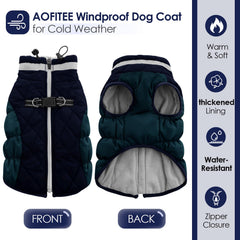 AOFITEE abrigo de perro espalda: diseño cómodo que no restringe movimiento