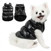 AOFITEE abrigo para perro pequeño, vista frontal para paseos invernales