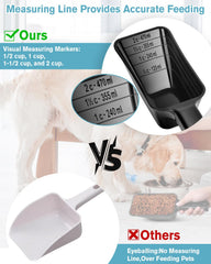 Aosnare líneas de medición con 470 ml a 120 ml para porciones exactas.
