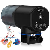 Alimentador automático Aoyar para acuario, depósito de 200 ml, ideal para viajes.