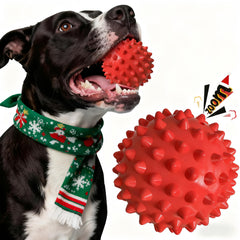 Apasiri Pelota para perros con sonajero incorporado para juego interactivo