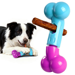 Apasiri porta-palitos-de-carnaza-nylon, masticación segura para perros grandes.