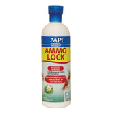 API Pond Ammo-Lock bote 16oz frontal: detoxifica amoníaco para estanques