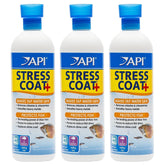API Stress Coat – botella de 16 onzas lista para acondicionar el agua y proteger a los peces.