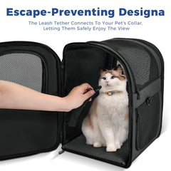 Apollo Walker diseño seguro con clip interior y doble cierre para evitar escapes.