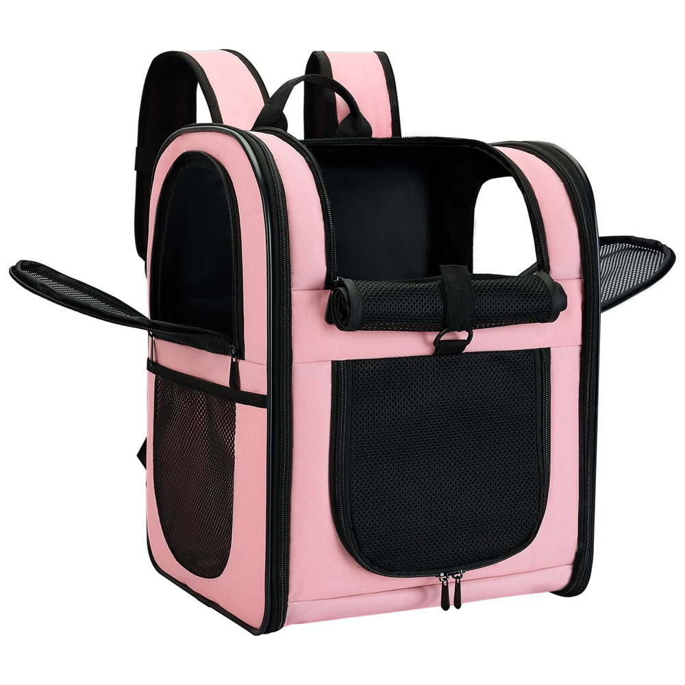 Mochila para mascotas Apollo Walker con ventilación para transporte cómodo.