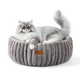 APPKER cama gato auto-caliente gris, descanso cálido sin cables