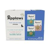 Applaws bolsas de atún mousse: porciones sabrosas para gatos curiosos.