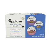 Applaws comida húmeda para gatos con sardina y caballa, 8 envases, sabor marino natural
