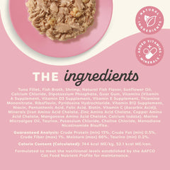 Applaws Vitality muestra ingredientes naturales en una lata, con proteína real para tu gato.