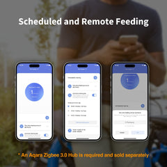 Aqara C1 controlado por app desde cualquier lugar para alimentar a tus mascotas