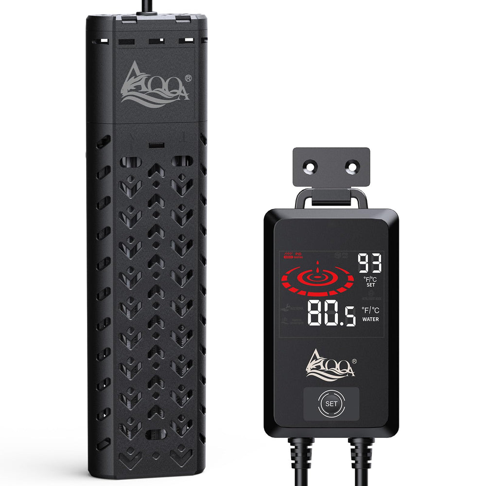 Calentador AQQA 1000W para acuario, calentamiento rápido y fiable.
