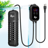 Calentador AQQA 800W sumergible para acuario, mantiene el agua estable.