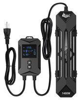 AQQA termocuadro para acuario con doble tubo de vidrio y pantalla LCD, control preciso.